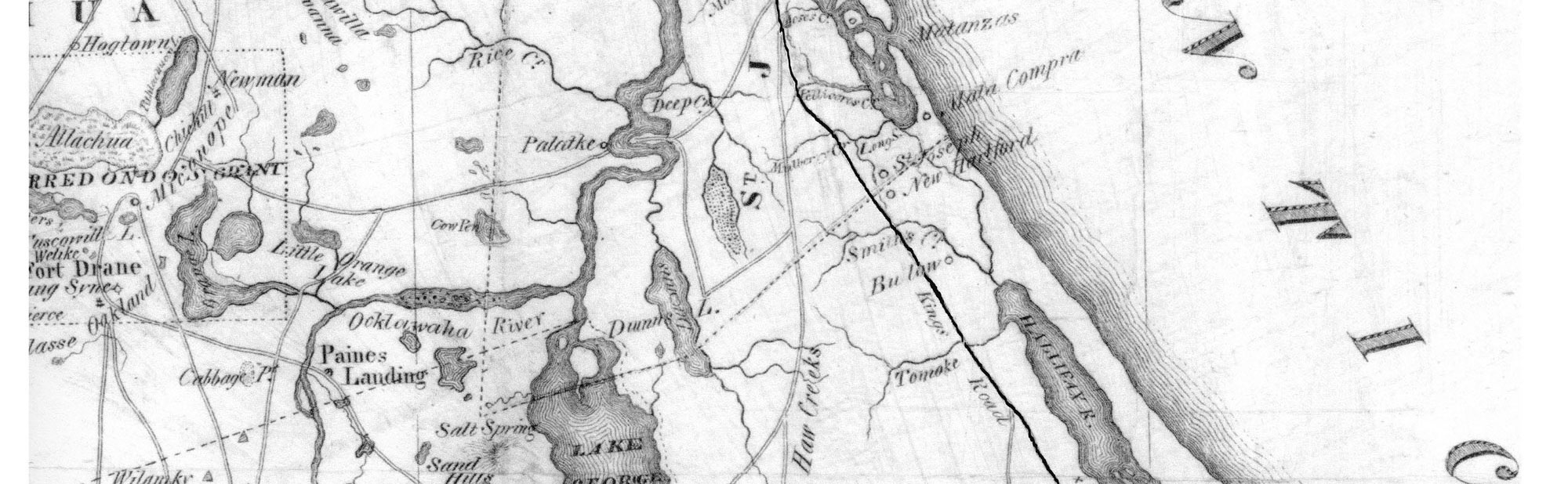 De Brahm 1765 Survey of our Area and Map