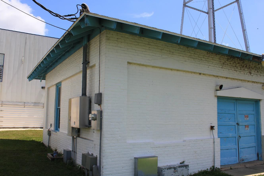 Figure 6 - SW View of Original Pumping Station – (photograph by Randy Jaye – August 2018).