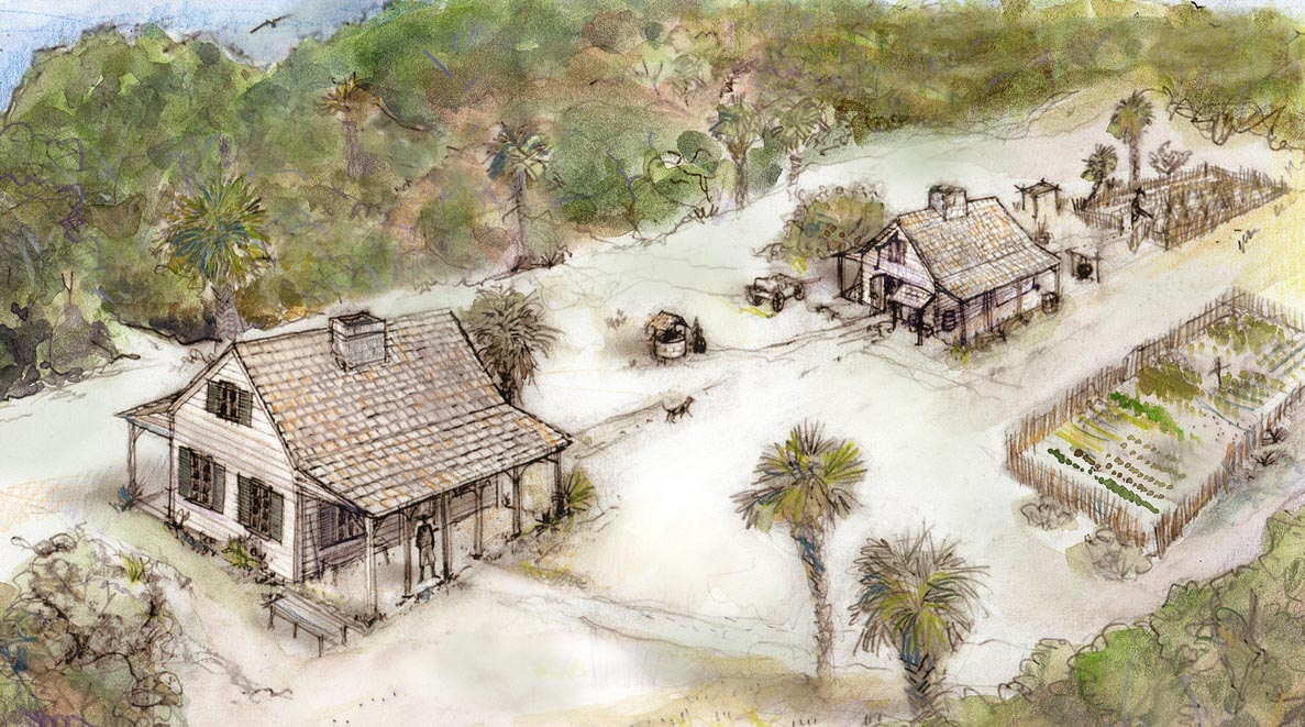 A Plantation in Early Florida