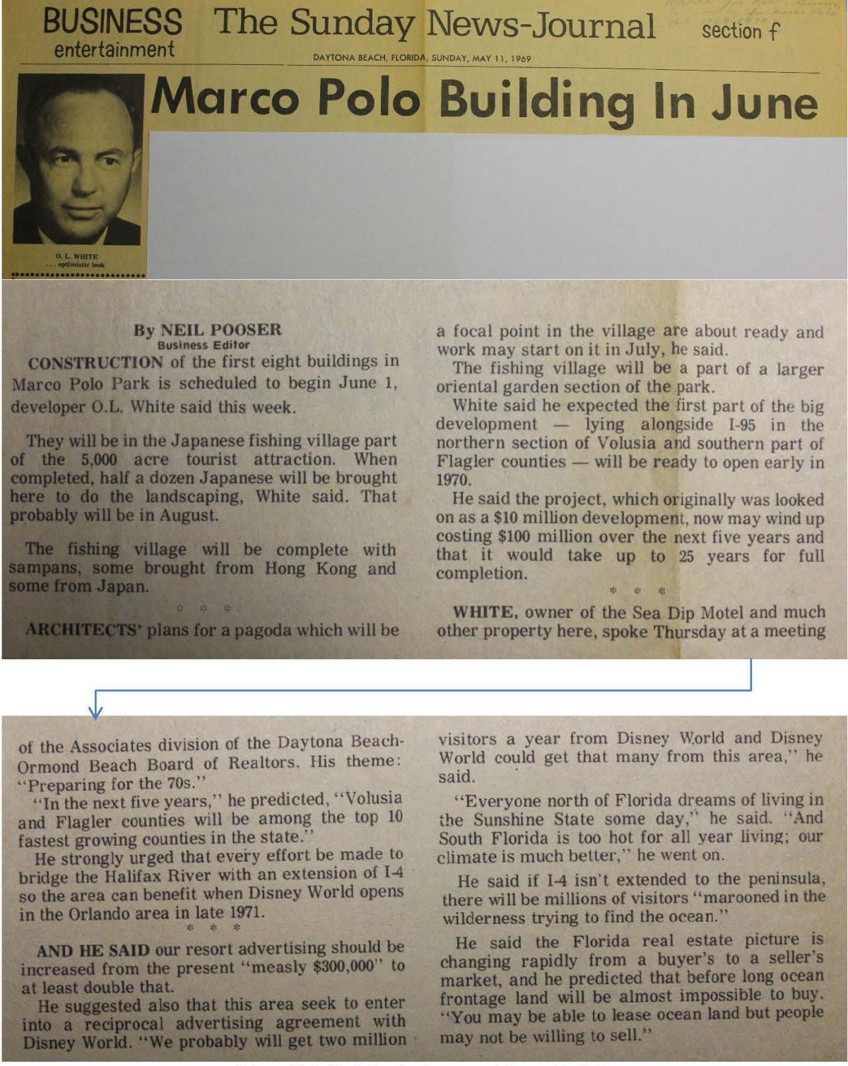 Marco Polo Building in June - article - 5-11-1969.