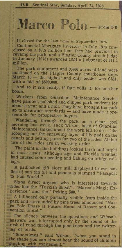 Marco Polo: A Ghost Park – article – 4-23-1978 (Part 3)