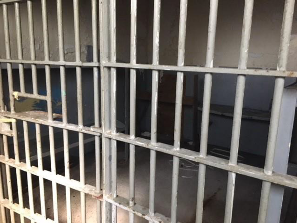 Figure 6 - WPA-Built Flagler County Jail – Inside - 2nd Floor Jail Cell Bars Close Up View - Photo taken by Amy Stroger (June 2019).