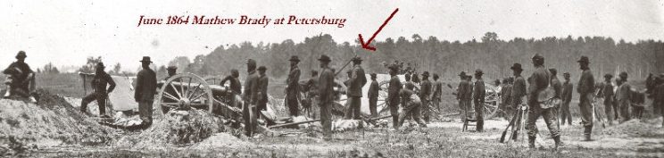 June 1864, Matthew Brady at Peterburg