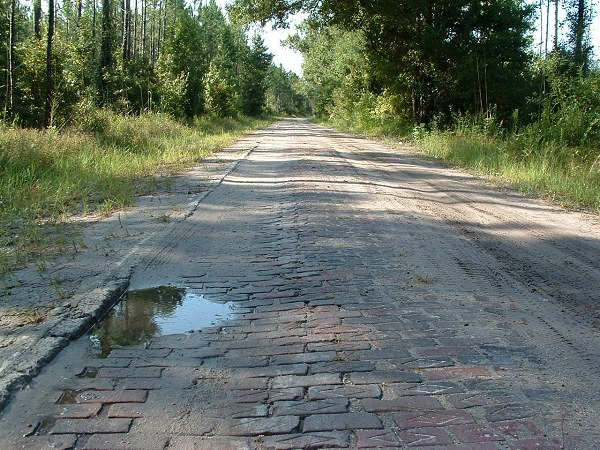 A portion of the Old Brick Road.